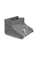 Грелка для ніг електрична Чобіт, Тріо, інфрачервона, колір - сірий