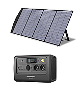 Сонячний генератор. Зарядна станція Bluetti EB70 1000W, 716Wh із сонячною панеллю Allpowers 200 Вт
