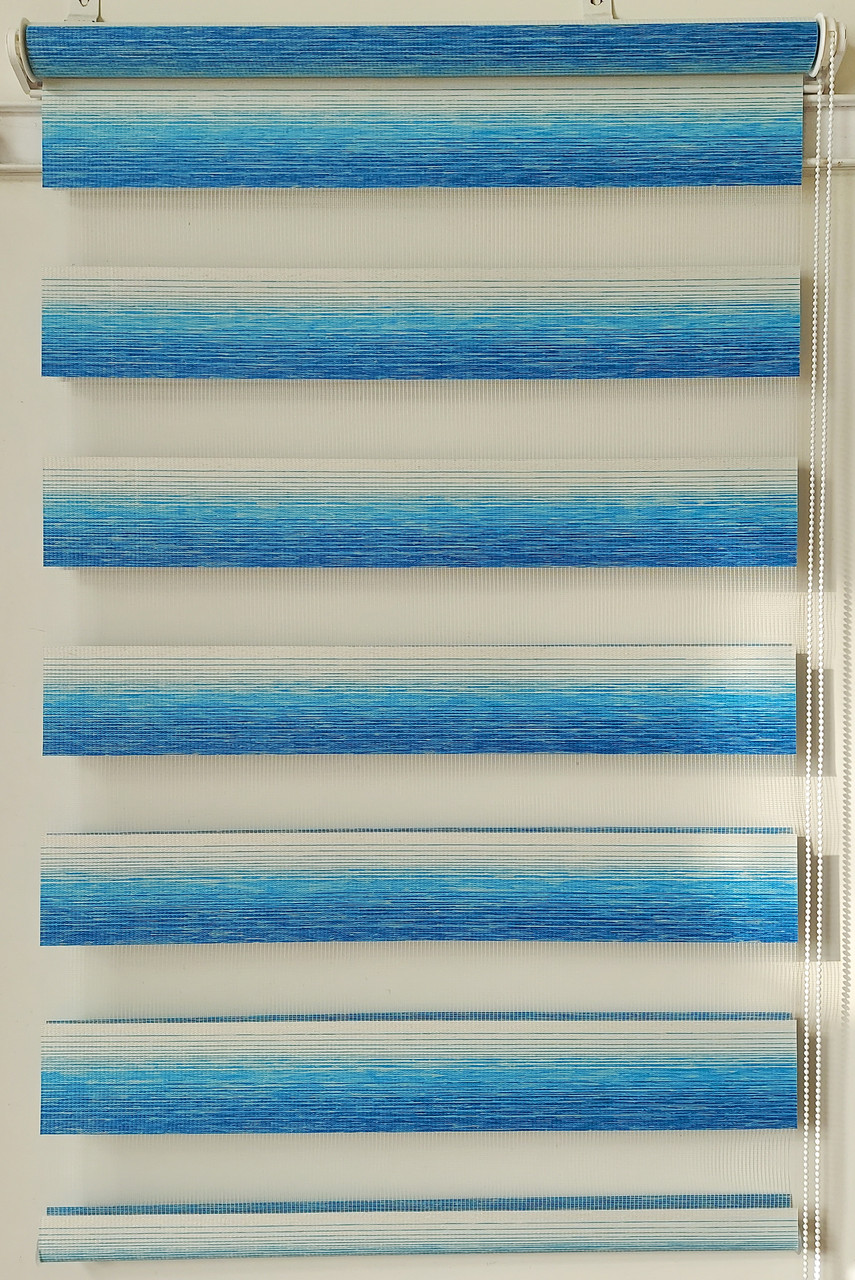 Рулонна штора А-060 Синій 450*1300, фото 1