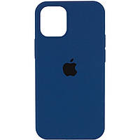 Силиконовый чехол с микрофиброй внутри iPhone 11 Pro Silicon Case цвет #20 Navy Blue