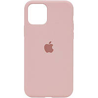 Силиконовый чехол с микрофиброй внутри iPhone 11 Pro Silicon Case цвет #19 Pink Sand