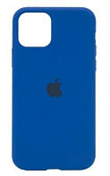 Силиконовый чехол с микрофиброй внутри iPhone 11 Pro Silicon Case цвет #03 Royal Blue