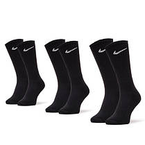 Носки Nike 3 Pack Value Cotton Crew Sock (3 пари) Чорний - SX4508-001, фото 4