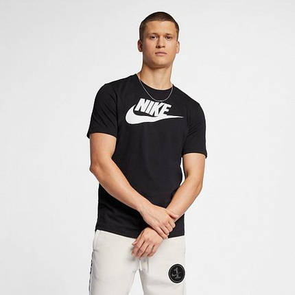 Футболка чоловічий Nike M Nsw Tee Icon Futura Black - AR5004-010, фото 3