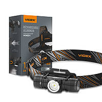 Налобний світлодіодний ліхтарик Videx H065A 1200 Lm 5000 K, змінний акумулятор