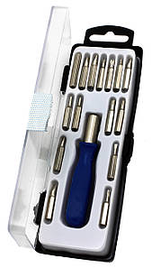 Набір викруток "Jackly" Student Tools Kit, набір із ручкою й 16 насадок.
