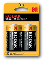 Батарейка Kodak LR20 EXTRALIFE ALKALINE (черная) 20шт/уп