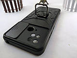 Ударостійкий чохол зі шторкою для камери для Xiaomi Redmi 10C чорний, протиударний чохол Camshield редмі 10с, фото 2