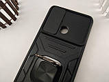 Ударостійкий чохол зі шторкою для камери для Xiaomi Redmi 10C чорний, протиударний чохол Camshield редмі 10с, фото 7
