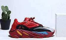 Жіночі кросівки Adidas Yeezy Boost 700 Hi-Res Red, фото 3