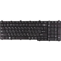 Клавіатура для ноутбука TOSHIBA Satellite C650, L650 чорний, чорний фрейм