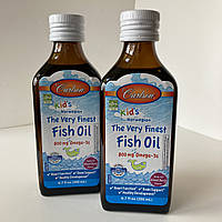 Carlson kid s, The very finest fish oil, натуральний ягідний смак, 200 мл