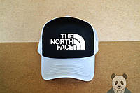 Кепка тракер Зе норд фейс (The North Face), с сеткой белая