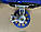 Котушка інерційна з фрикціоном AF55 Алюмінієва під праву руку Синя, фото 4