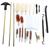 Набір для чищення стовбура зброї універсальний, 24 предмети в кейсі, фото 2