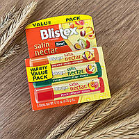 Blistex, Satin Nectar, увлажняющий бальзам для губ, 3 различных вкуса в одной упаковке, по 4,25 г