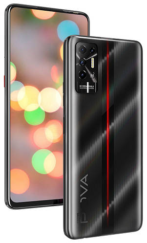 Купить TECNO Смартфон POVA-2 (LE7n) 4/64Gb NFC 2SIM Dazzle Black, цена ...