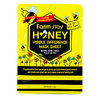 Тканевая маска для лица FarmStay Real Honey питательная 23 мл