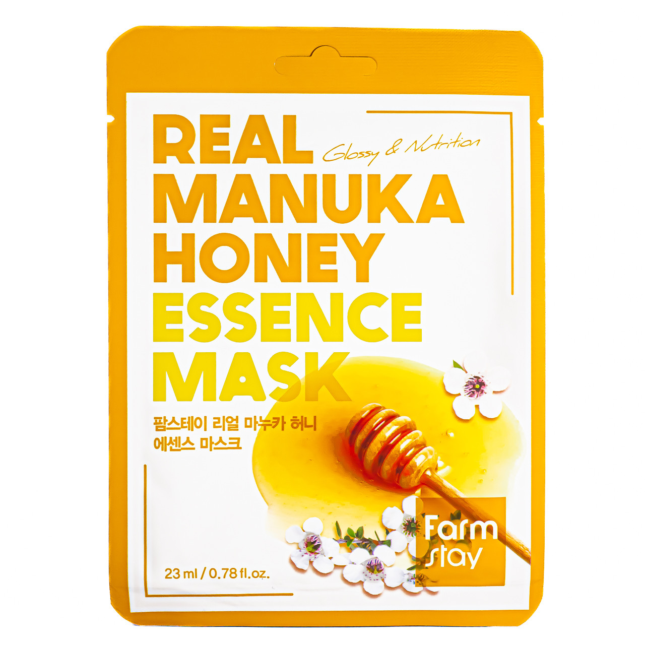 Тканинна маска поживна з медом манука FarmStay Real Manuka Honey Essence Mask