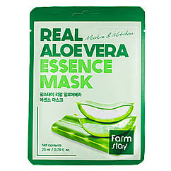 Тканинна маска для обличчя зволожуюча FarmStay Real Aloe Vera Mask FS 5258