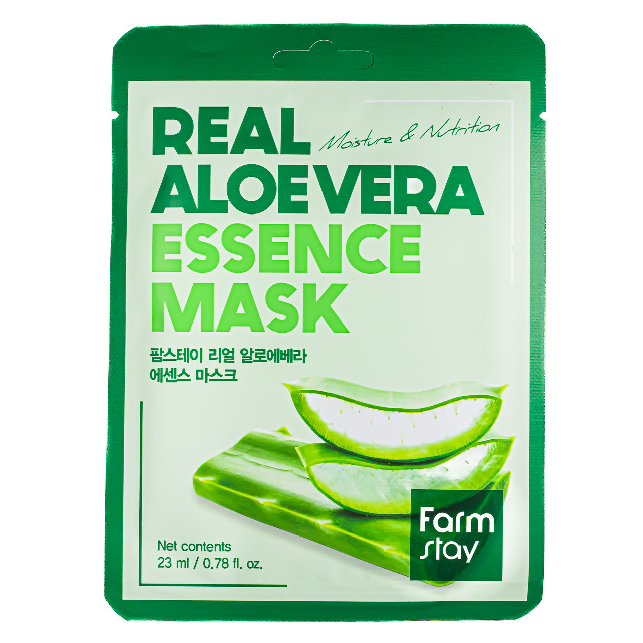 Тканинна маска для обличчя зволожуюча FarmStay Real Aloe Vera Mask FS 5258