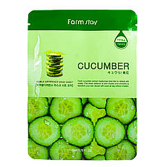 Маска для обличчя FarmStay Cucumber тонізуюча з екстрактом огірка 23 мл