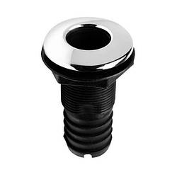 Зливний штуцер 5/8 з неіржавким ковпачком, діаметр 5/8