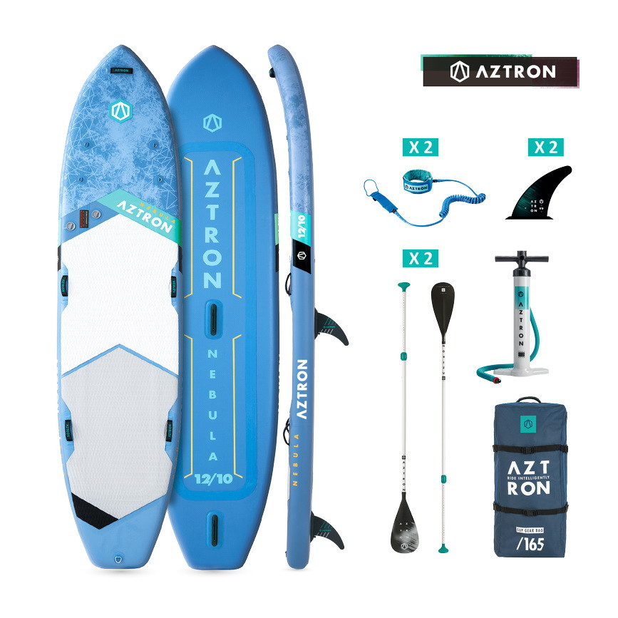 Надувна SUP дошка AZTRON NEBULA 2+1 Person12'10» iSUP