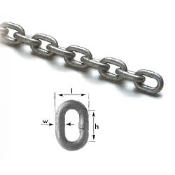 Ланцюг якорний гальванізований