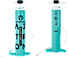 Насос великої подвійної дії для SUP Aztron Giant Double Pump, AC-PU301, фото 4