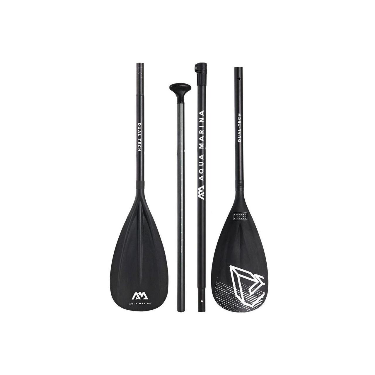 Весло Aqua Marina DUAL-TECH 2-in-1 Aluminum iSUP & Kayak Paddle (3-4 sections)