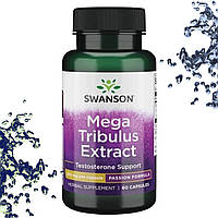 Экстракт Трибулуса Swanson Mega Tribulus Extract 250 мг Passion Formula 60 капсул