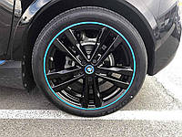 Флиппер автомобильный для защити дисков колес GLZ Motors R16 R17 R18 синий R18