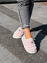 Уги РОЖЕВІ дутики короткі стьобані теплі PINK зимові жіночі, фото 3