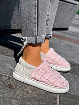 Уги дутики короткі РОЖЕВІ стьобані теплі PINK зимові жіночі, фото 3