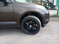 Флиппер автомобильный для защити дисков колес GLZ Motors R19 R20 R21 коричневый