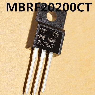 Діод Шотки B20200G MBRF20200CT, 20А 200В, TO220F, фото 1