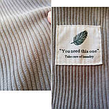 Сумка для покупок/шопер/тоут через плече 7 л вельветова VelvetBag сіра (LB-66121), фото 7