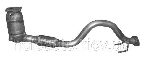 Приймальна труба з каталізатором для Audi A3/A3 Sportback/Skoda Octavia/VW Caddy III/Golf V plus/Jetta