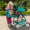 Коляска для ляльок 2 в 1 Carrello Avanti 9662 Red Червоний, фото 7