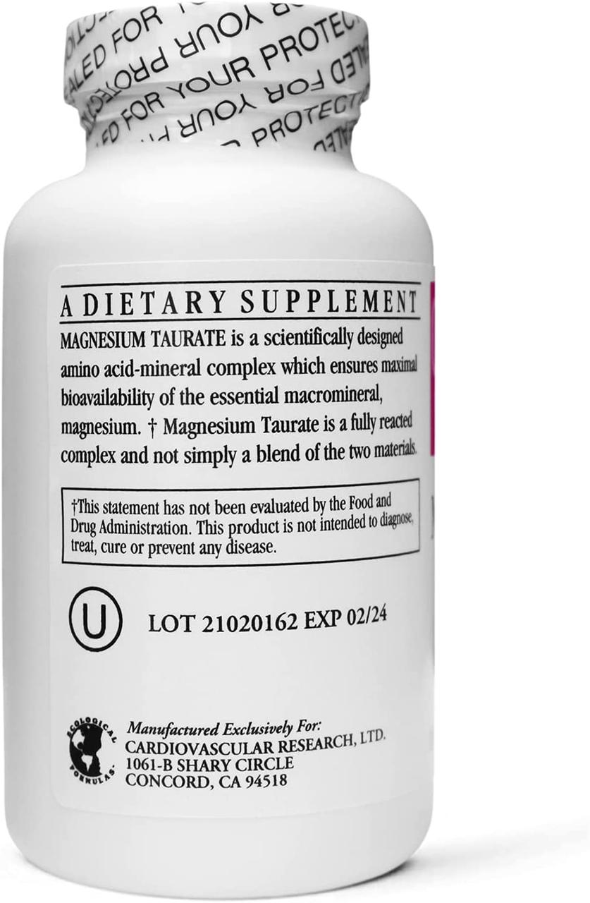 Cardiovascular Research Magnesium Taurate / Магній Таурат 125 мг 180