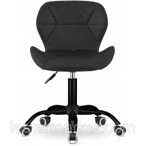 Крісло на колесах чорне Bonro B-531 (чорна основа) - фото 3 - id-p1688333984