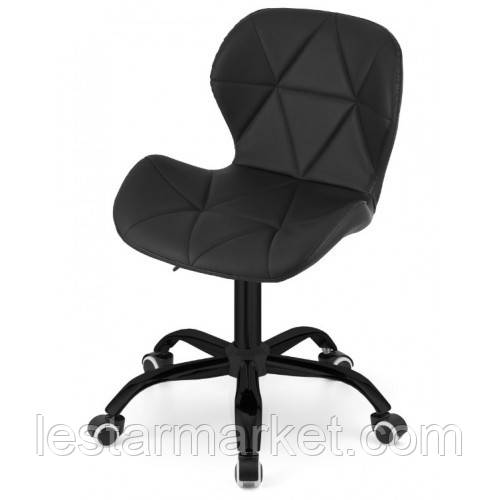 Крісло на колесах чорне Bonro B-531 (чорна основа) - фото 5 - id-p1688333984