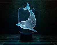 3D Светильник "Дельфин"