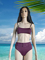 Купальник раздельный Z.Five Райана 86284 баклажан(В НАЛИЧИИ ТОЛЬКО 42 44 46 48 50 УКР р-ры), фото 4