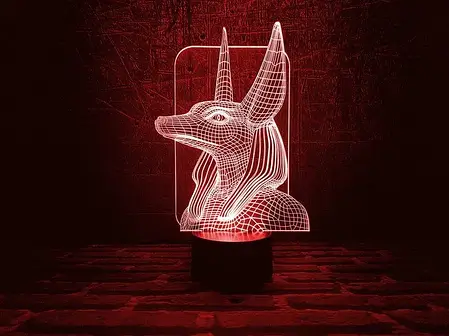 3D Світильник "Анубіс", фото 2