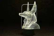 3D Світильник "Анубіс", фото 2