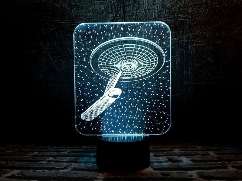 3D Світильник "Космічний корабель 3"