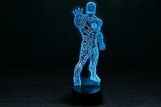 3D Світильник "Залізна людина 1", фото 2