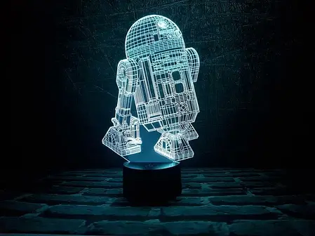 3D Світильник "R2D2", фото 2